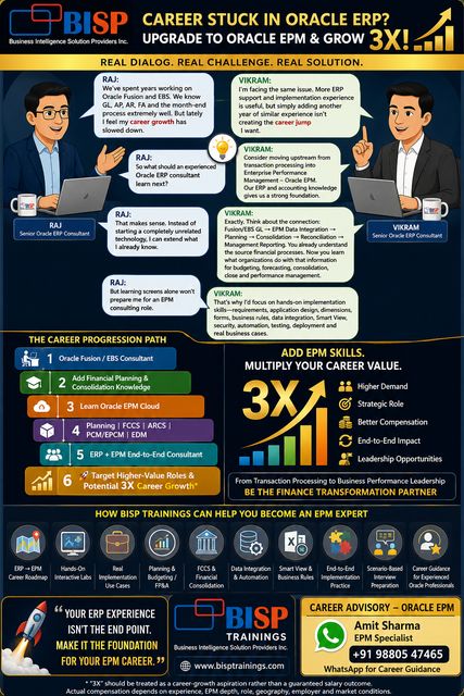 Salary growth from ERP to EPM